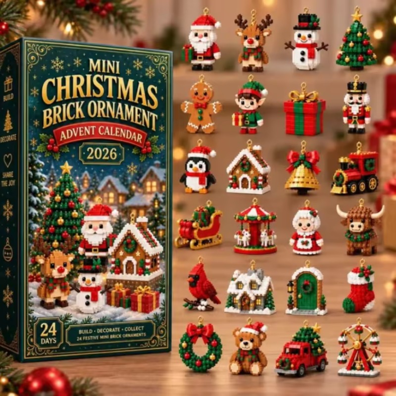 24-Day Christmas Brick Ornamen - огляд і ціна Building Block Mini