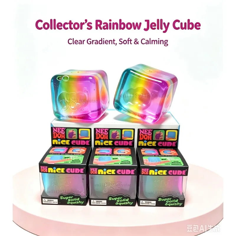 NEEDOH Rainbow Cube Squishy Fi - огляд і ціна Fidget Cube Original