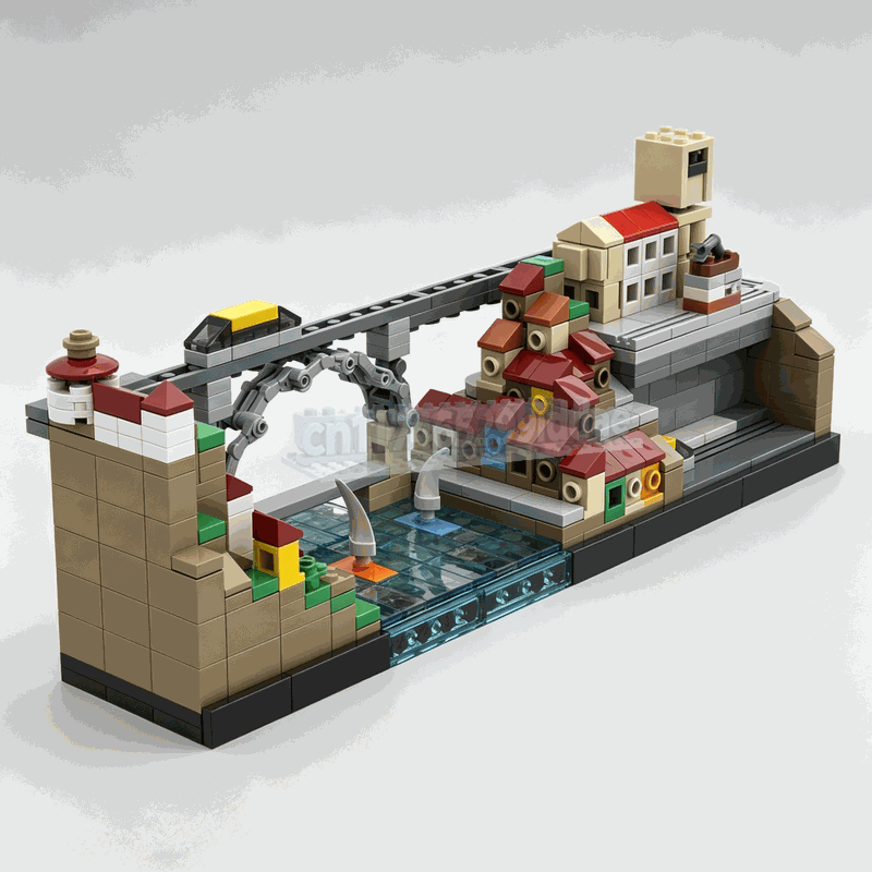 521PCS Porto City Skyline Buil - огляд і ціна Lego Set Creator