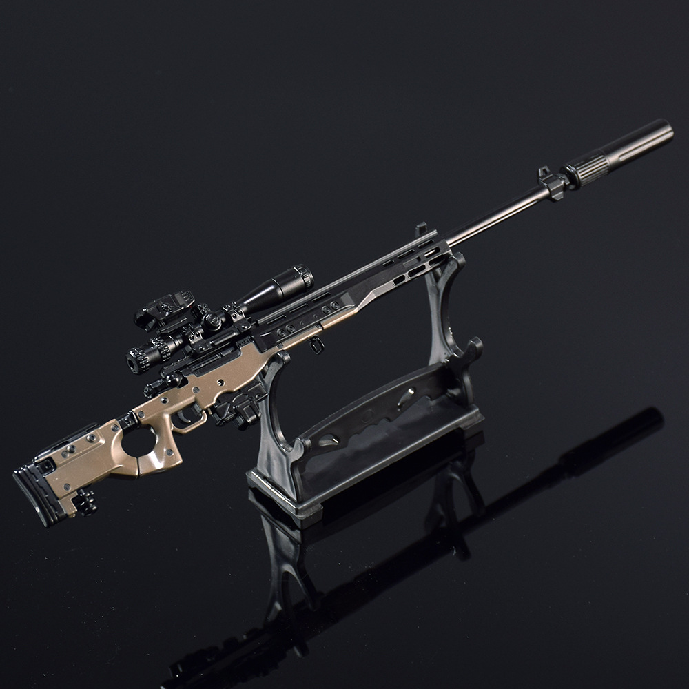 24cm Zinc Alloy AWM Sniper Rif - огляд і ціна Action Figure Stand
